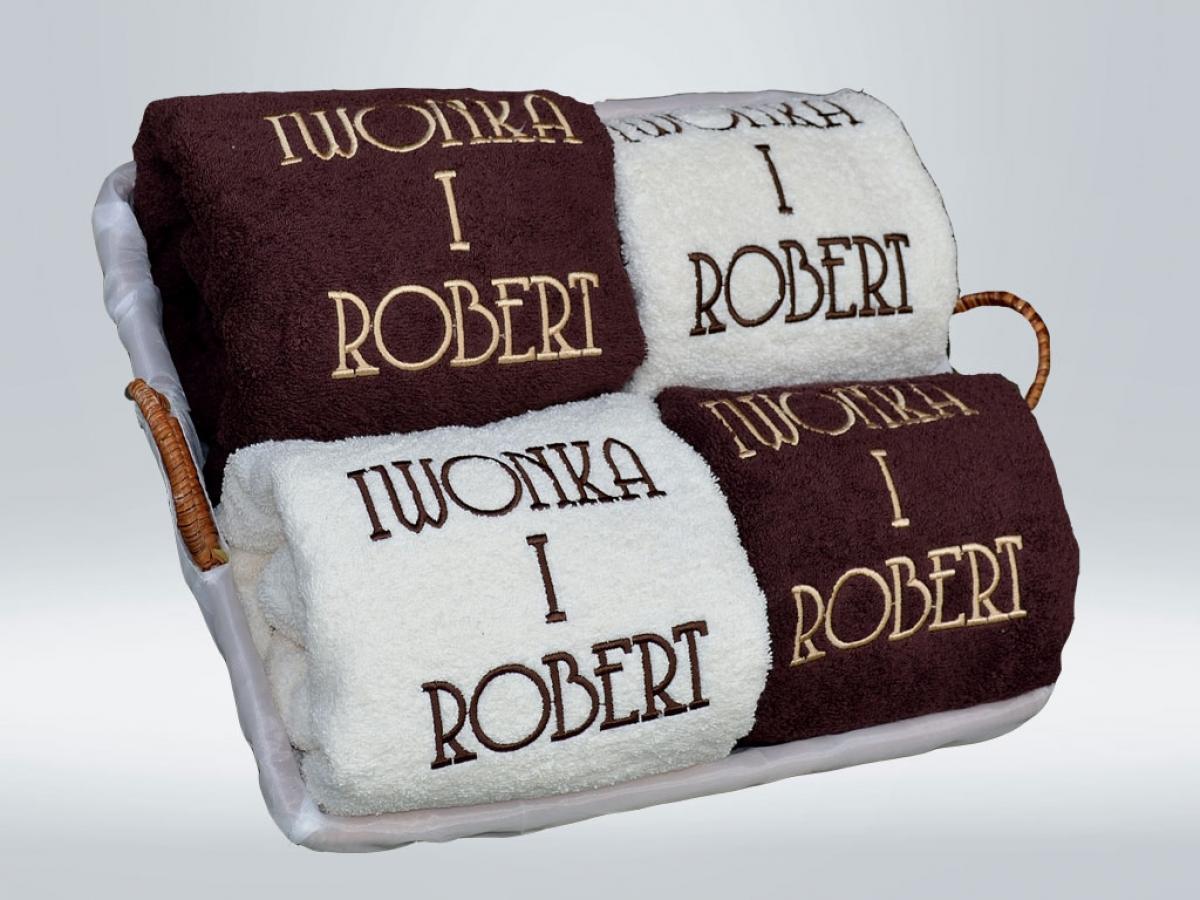 Komplet ręczników z imionami