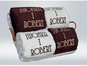 Komplet ręczników z imionami