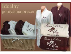 Zestaw szlafroków z ręcznikami